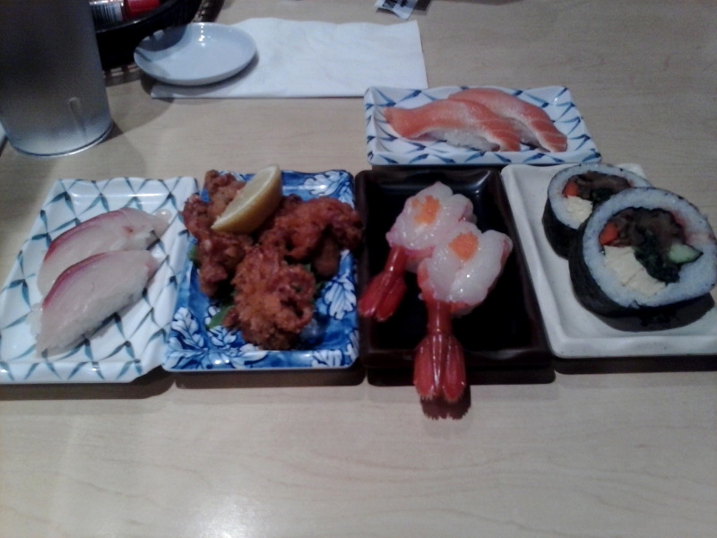 first sushi meal