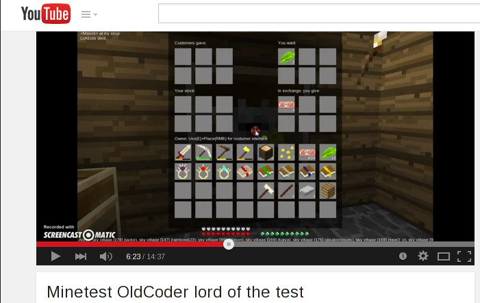 Lord of the Test is a Minetest Educational Fest